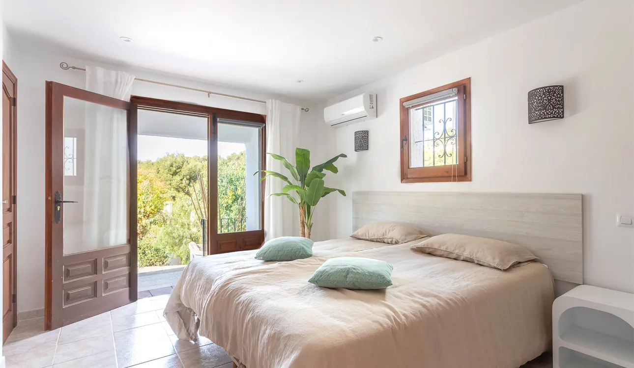 Master bedroom vakantiehuis Moraira